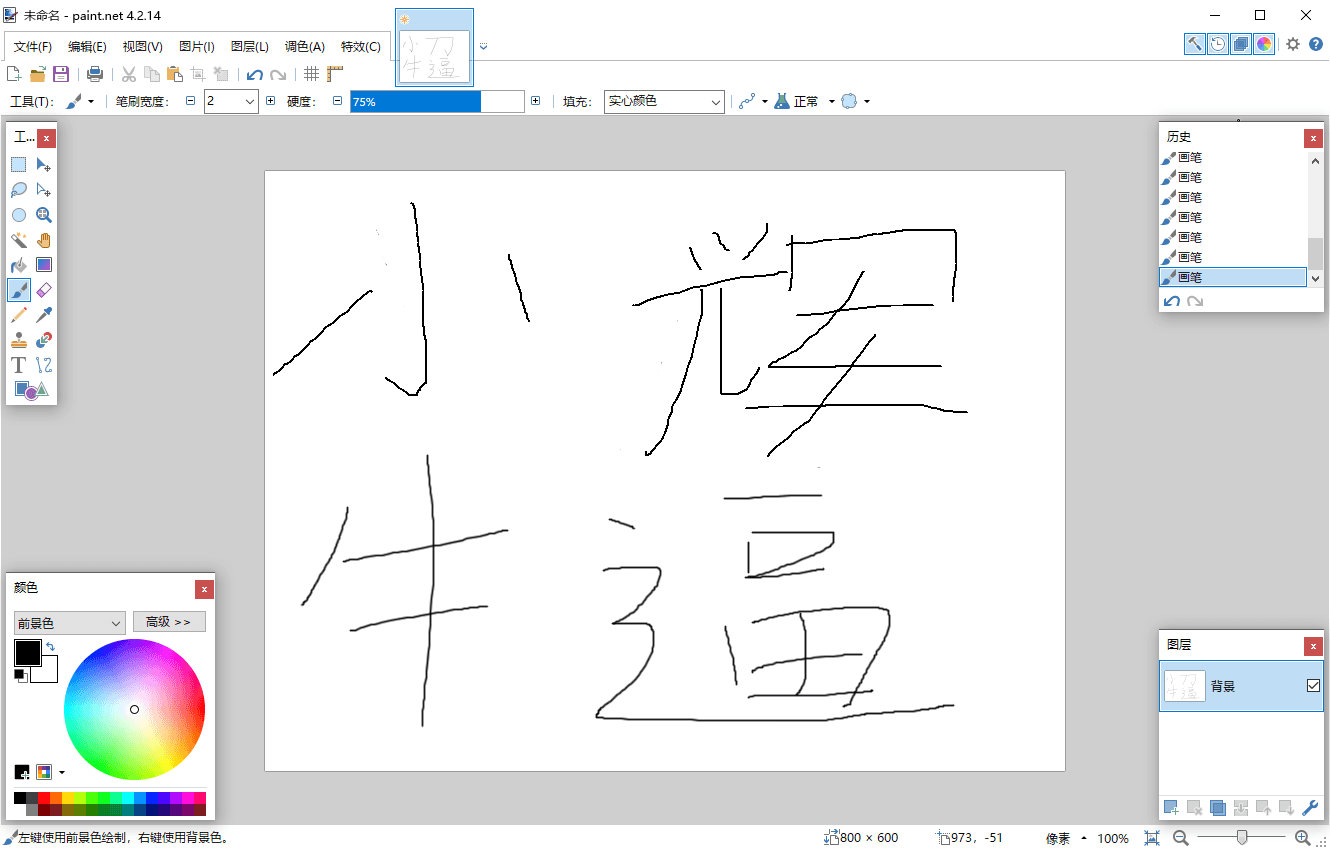 Paint Net(绘画以及图像和照片处理软件)v5.1.0多语言版